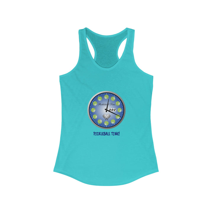 Pickleball Time Women's Racerback Tank - Great Pickleball Stuff