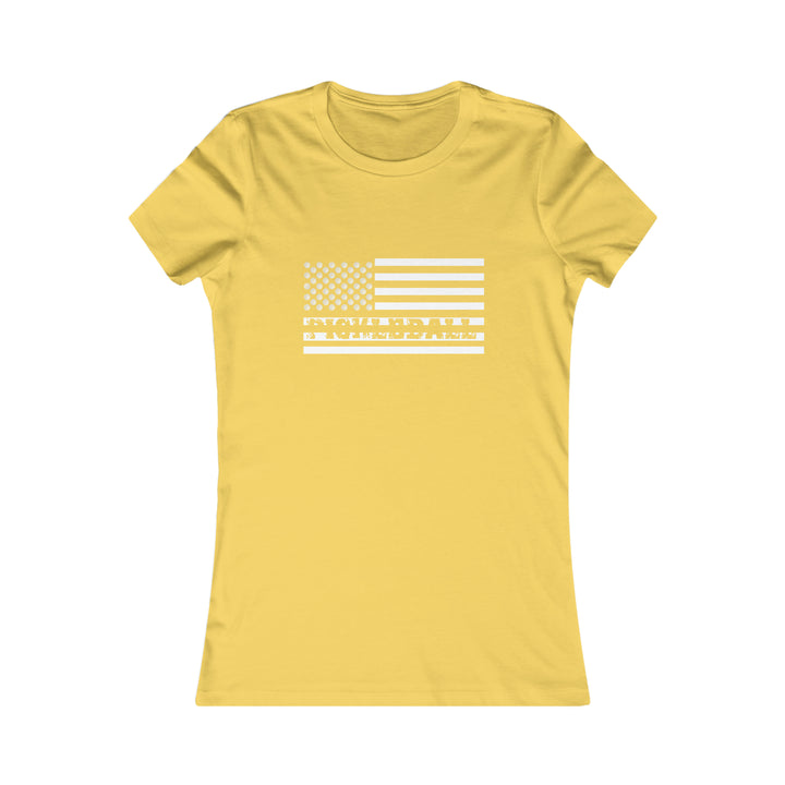 Pickleball Flag Transparent Women's Slim-Fit Premium Cotton T-Shirt - Great Pickleball Stuff