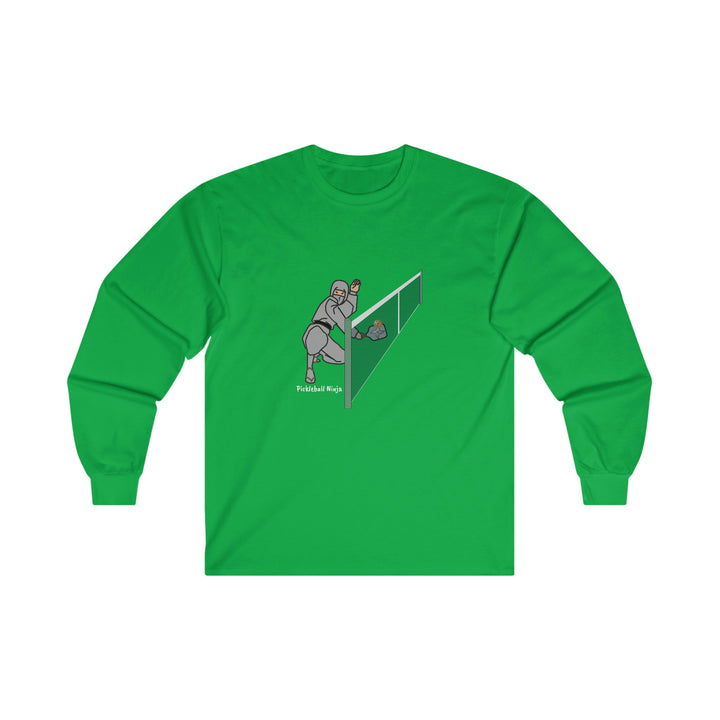 Pickleball Ninja Dinking-Male Ultra Cotton Long Sleeve Tee - Great Pickleball Stuff