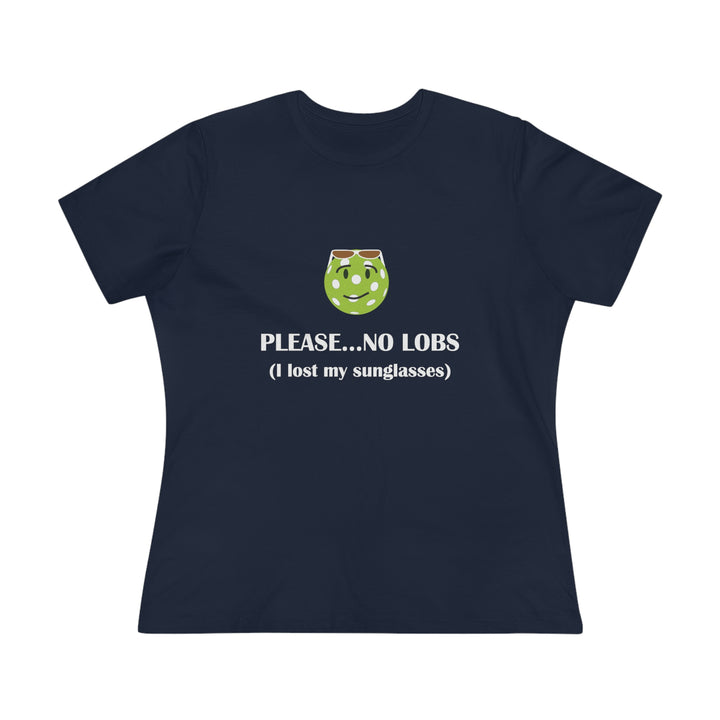 Please No Lobs-I Lost My Sunglasses Women's Relaxed-Fit T-shirt - Great Pickleball Stuff