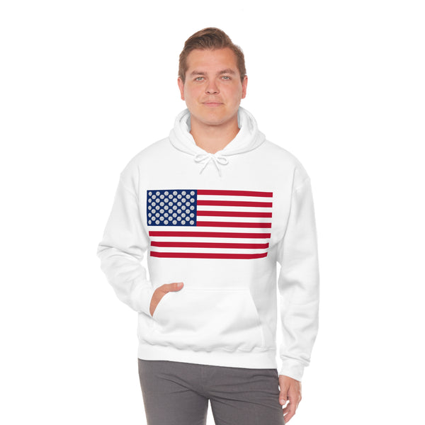 Pickleball Stars Flag Unisex Hoodie - Great Pickleball Stuff