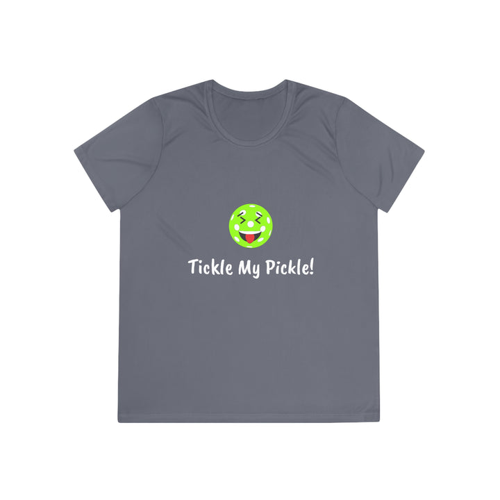 Tickle My Pickle Women's Moisture-Wicking T-Shirt - Great Pickleball Stuff