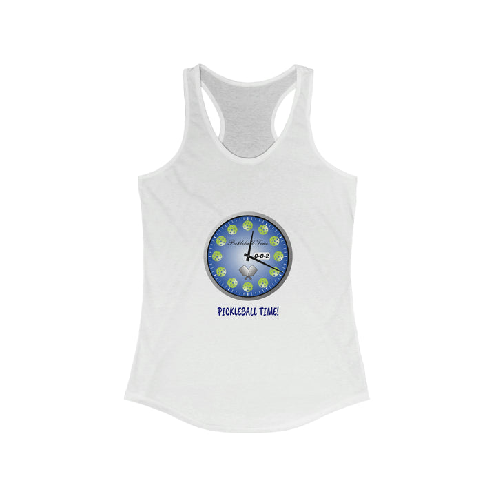 Pickleball Time Women's Racerback Tank - Great Pickleball Stuff