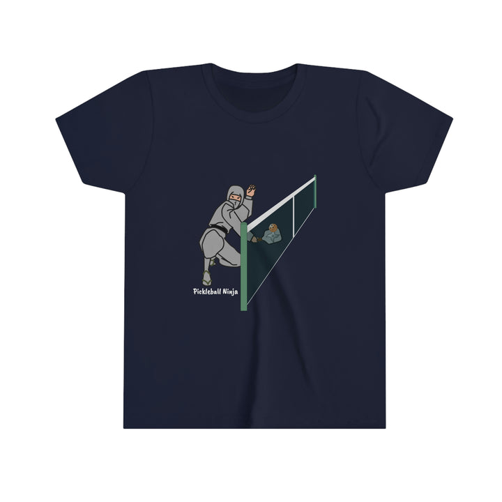 Pickleball Ninja Dinking-Male Youth T-Shirt - Great Pickleball Stuff