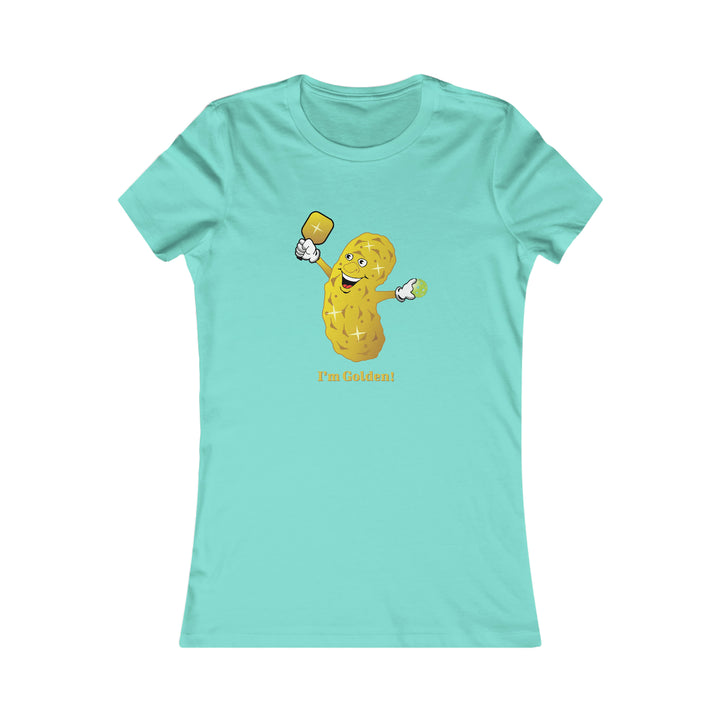 I'm Golden! Women's Slim-Fit Premium Cotton T-Shirt - Great Pickleball Stuff