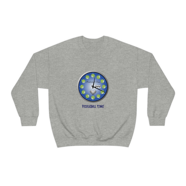 Pickleball Time Unisex Crewneck Sweatshirt - Great Pickleball Stuff