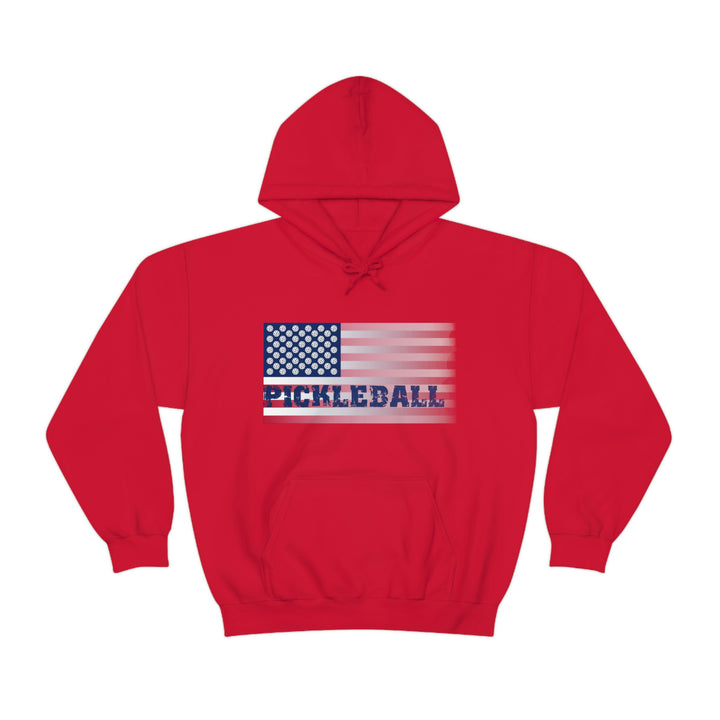 Pickleball Flag (Faded) Unisex Hoodie - Great Pickleball Stuff