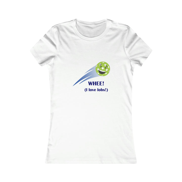 I Love Lobs! Women's Slim-Fit Premium Cotton T-Shirt - Great Pickleball Stuff