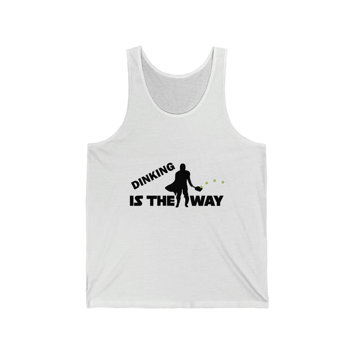 Dinking is the Way Unisex Cotton Tank - Great Pickleball Stuff