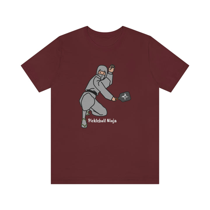 Pickleball Ninja-Male Unisex T-Shirt - Great Pickleball Stuff