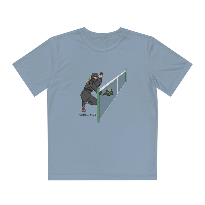 Pickleball Ninja Dinking-Female Youth Moisture-Wicking T-Shirt - Great Pickleball Stuff