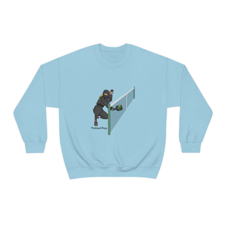 Pickleball Ninja Dinking-Female Unisex Crewneck Sweatshirt - Great Pickleball Stuff