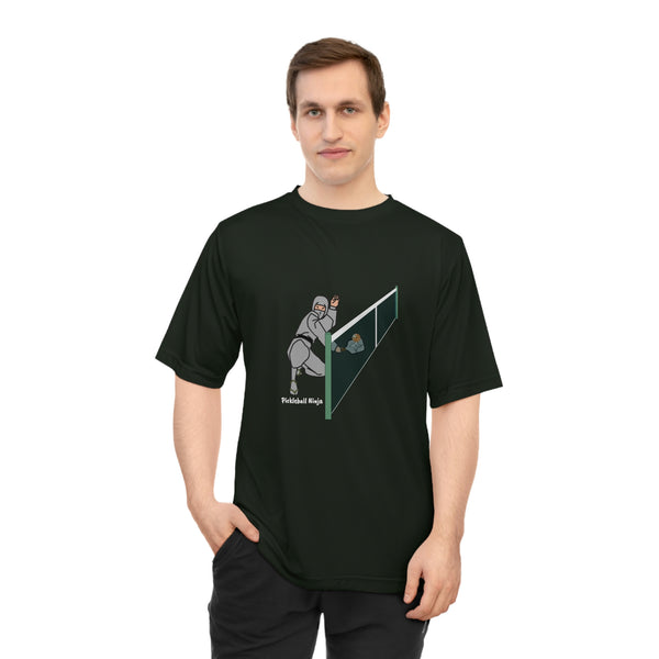 Pickleball Ninja Dinking-Male Unisex Moisture-Wicking T-Shirt - Great Pickleball Stuff