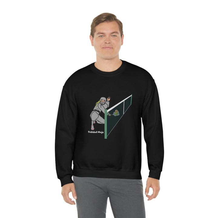 Pickleball Ninja Dinking-Female Unisex Crewneck Sweatshirt - Great Pickleball Stuff