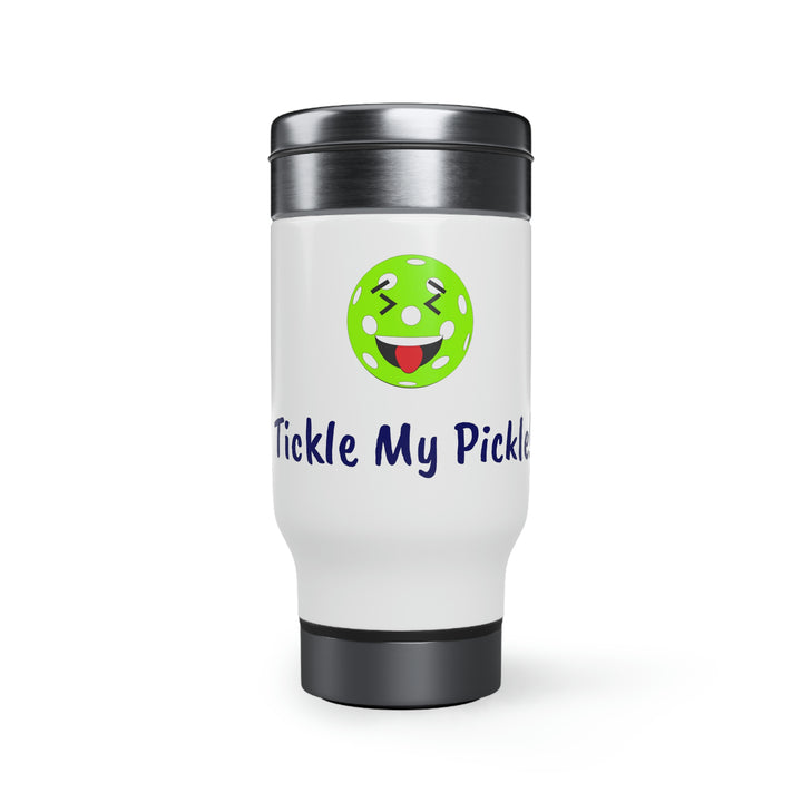 Tickle My Pickle Travel Mug - Great Pickleball Stuff