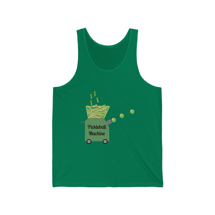 The Pickleball Machine Unisex Cotton Tank - Great Pickleball Stuff