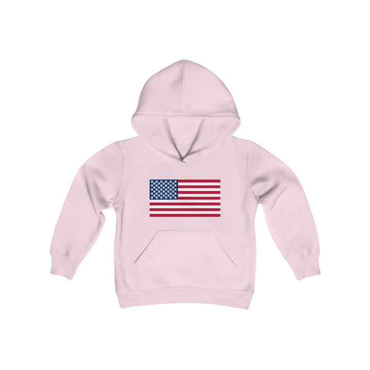 Pickleball Stars Flag Youth Hoodie - Great Pickleball Stuff