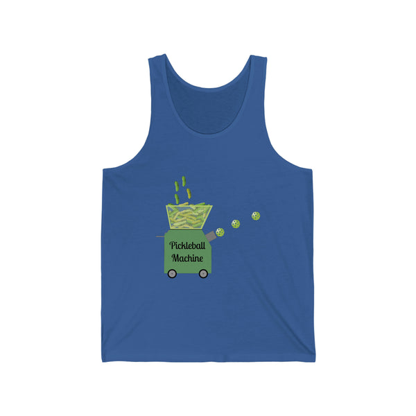 The Pickleball Machine Unisex Cotton Tank - Great Pickleball Stuff