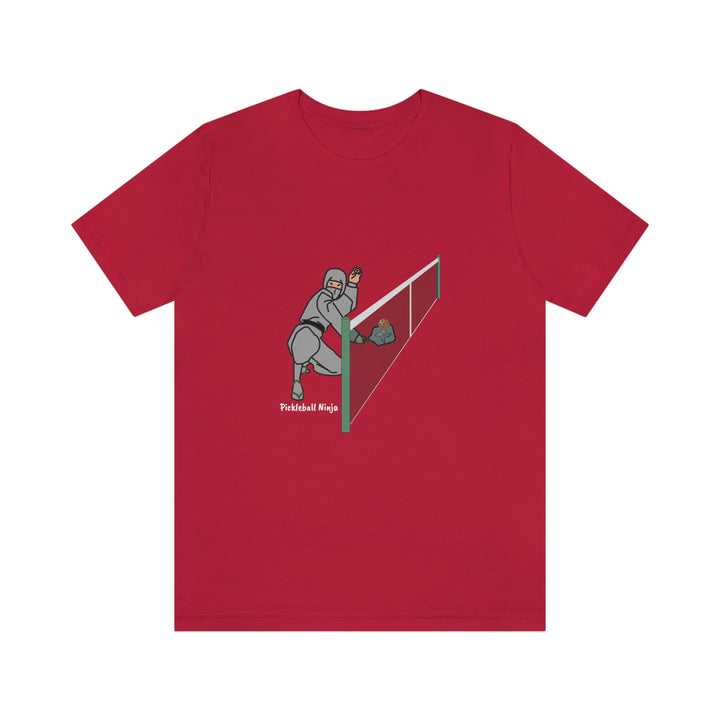 Pickleball Ninja Dinking-Male Unisex T-Shirt - Great Pickleball Stuff