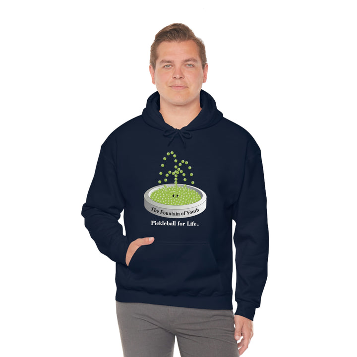 The Pickleball Fountain-Green Unisex Hoodie - Great Pickleball Stuff