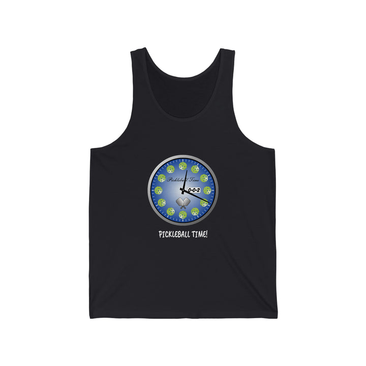 Pickleball Time Unisex Cotton Tank - Great Pickleball Stuff