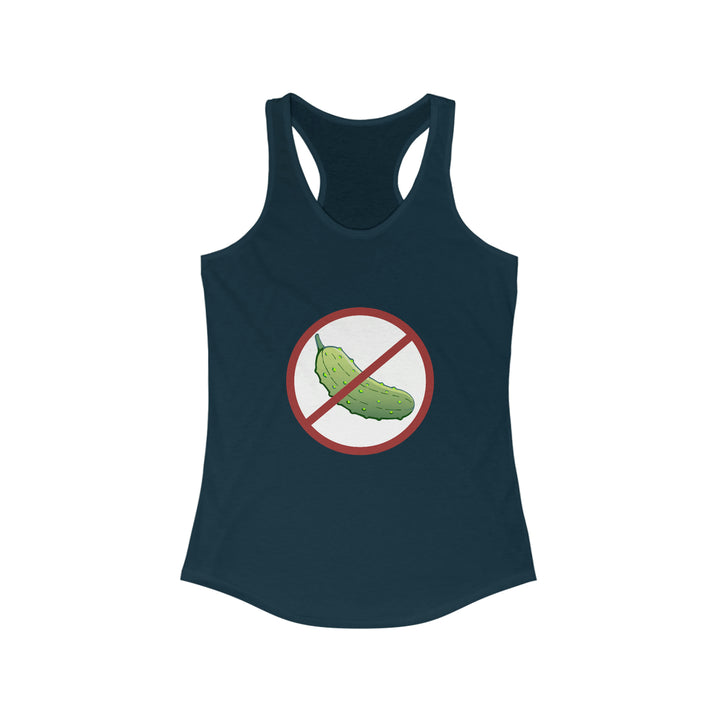 No Pickle! Women's Racerback Tank - Great Pickleball Stuff