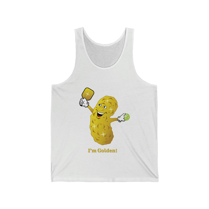 I'm Golden! Unisex Cotton Tank - Great Pickleball Stuff