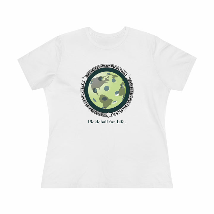 Eat Sleep Play Pickleball Women's Relaxed-Fit T-shirt - Great Pickleball Stuff