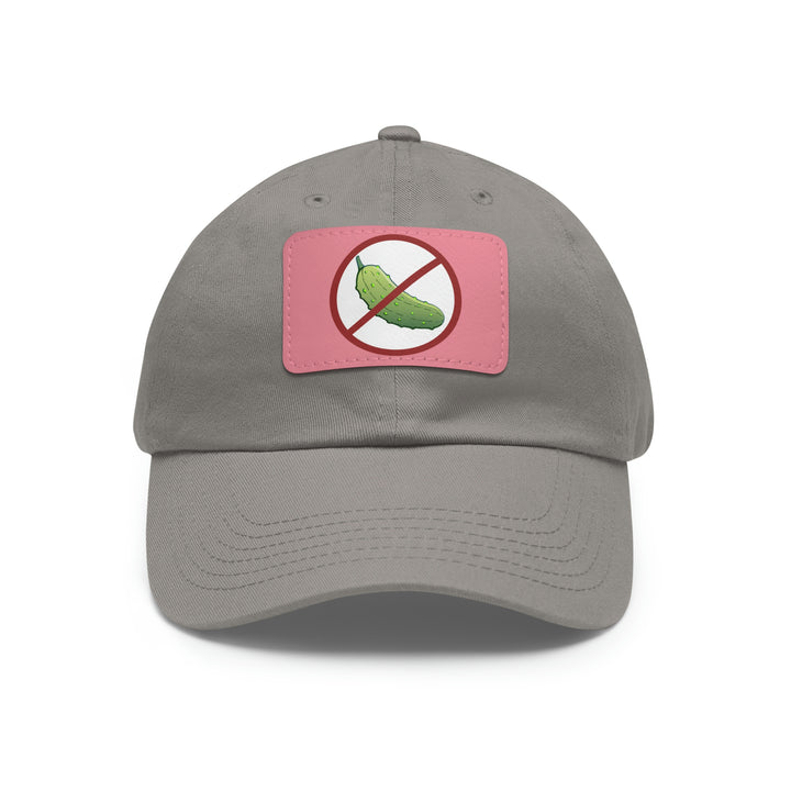 No Pickle! Pickleball Cap with Leather Patch - Great Pickleball Stuff