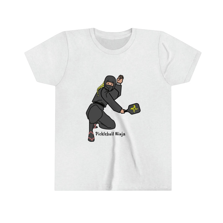 Pickleball Ninja-Female Youth T-Shirt - Great Pickleball Stuff