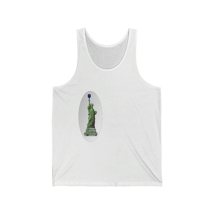 Life, Liberty & the Pursuit of Pickleball Unisex Cotton Tank - Great Pickleball Stuff