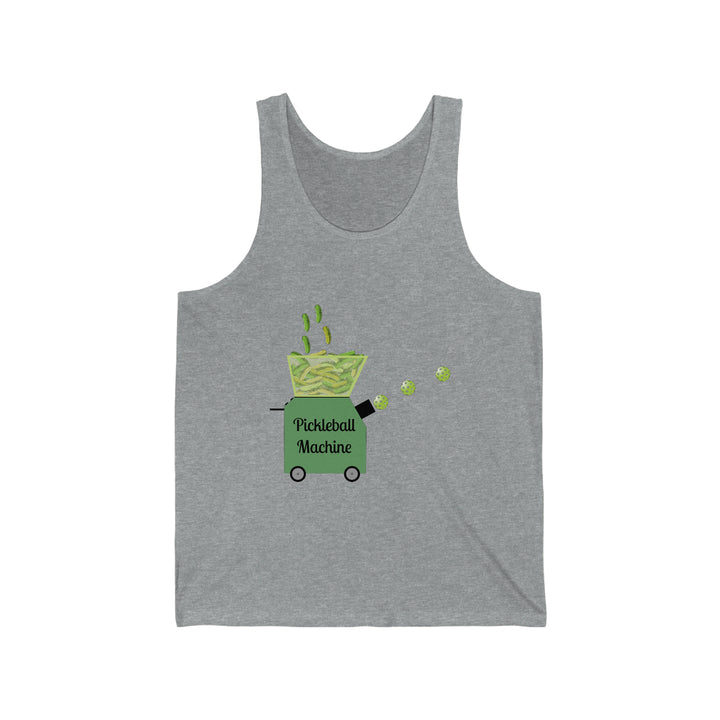 The Pickleball Machine Unisex Cotton Tank - Great Pickleball Stuff