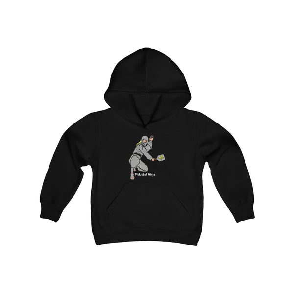 Pickleball Ninja-Female Youth Hoodie - Great Pickleball Stuff