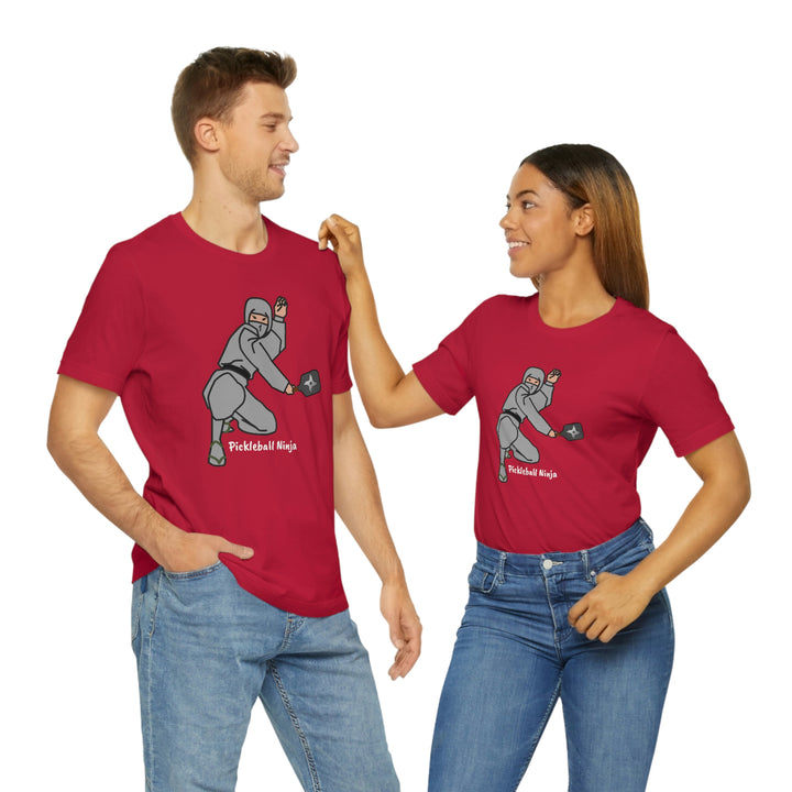 Pickleball Ninja-Male Unisex T-Shirt - Great Pickleball Stuff