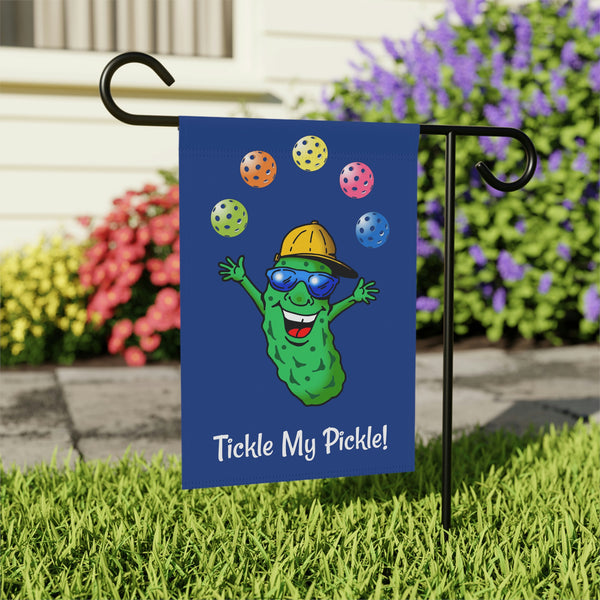 Tickle My Pickle Juggler Garden & House Banner-Great Pickleball Stuff
