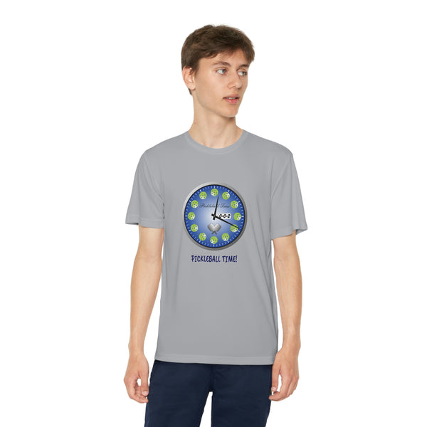 Pickleball Time Youth Moisture-Wicking T-Shirt - Great Pickleball Stuff