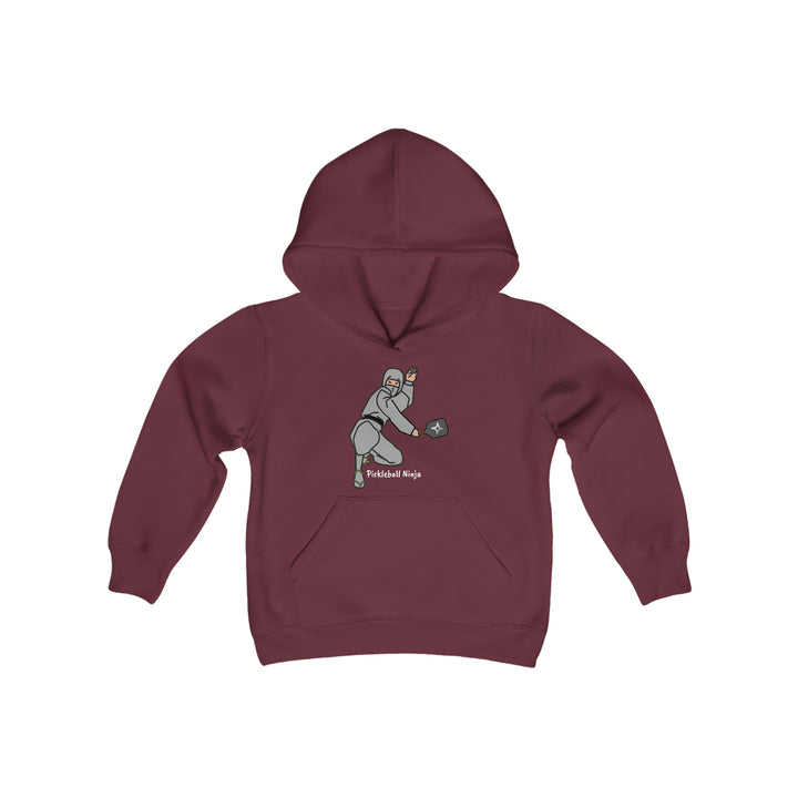 Pickleball Ninja-Male Youth Hoodie - Great Pickleball Stuff