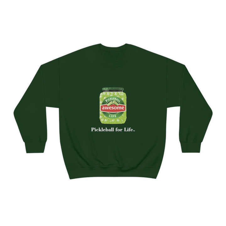 Awesome Pickles Unisex Crewneck Sweatshirt - Great Pickleball Stuff