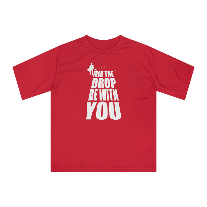 May the Drop Be With You Unisex Moisture-Wicking T-Shirt - Great Pickleball Stuff