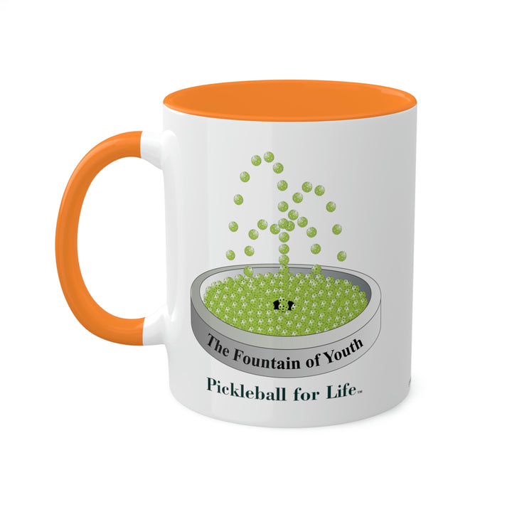 The Pickleball Fountain-Green Coffee Mug-Great Pickleball Stuff