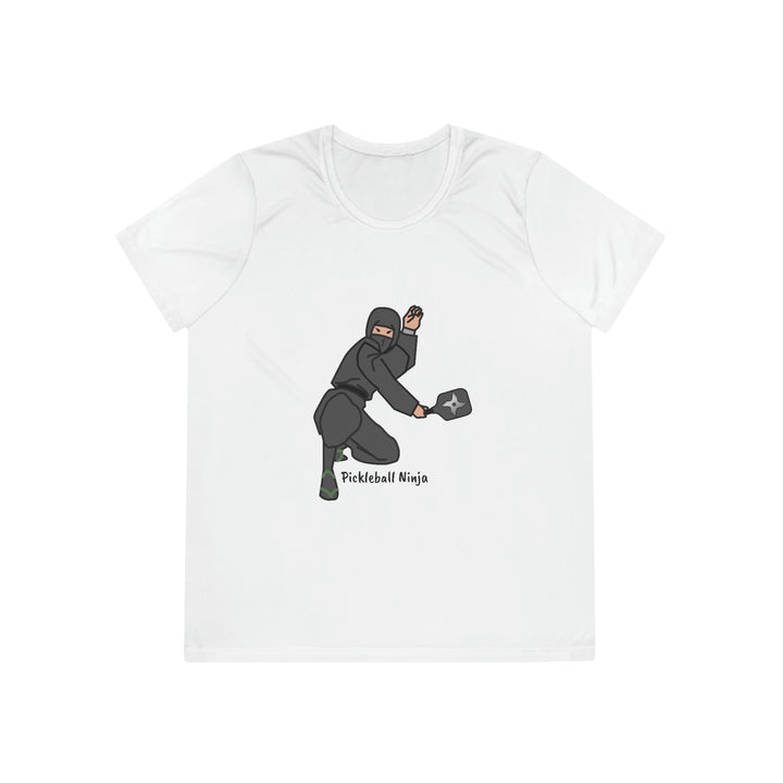 Pickleball Ninja-Male Women's Moisture-Wicking T-Shirt - Great Pickleball Stuff