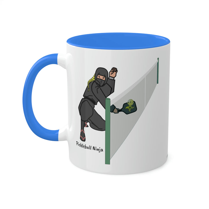 Pickleball Ninja Dinking-Female Coffee Mug-Great Pickleball Stuff