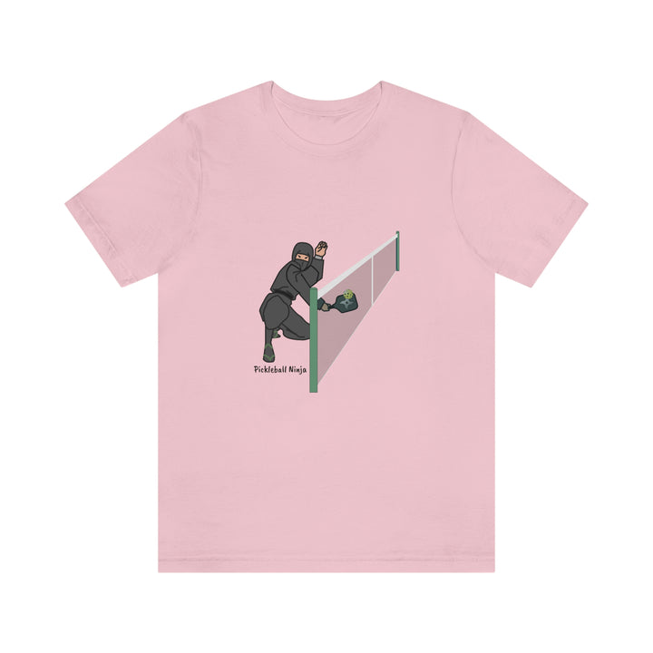 Pickleball Ninja Dinking-Male Unisex T-Shirt - Great Pickleball Stuff