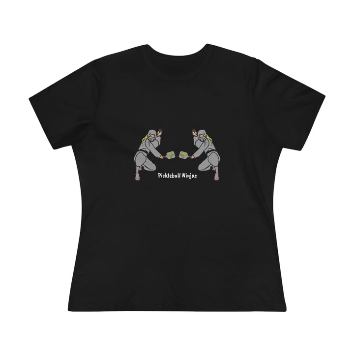 Pickleball Ninjas-Women's Doubles Women's Relaxed-Fit T-shirt - Great Pickleball Stuff