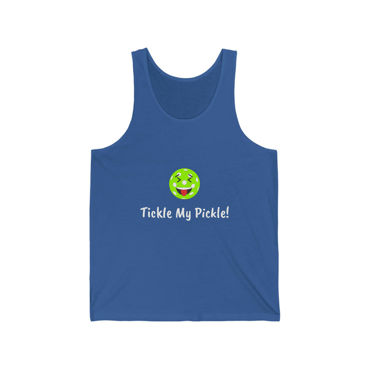 Tickle My Pickle Unisex Cotton Tank - Great Pickleball Stuff