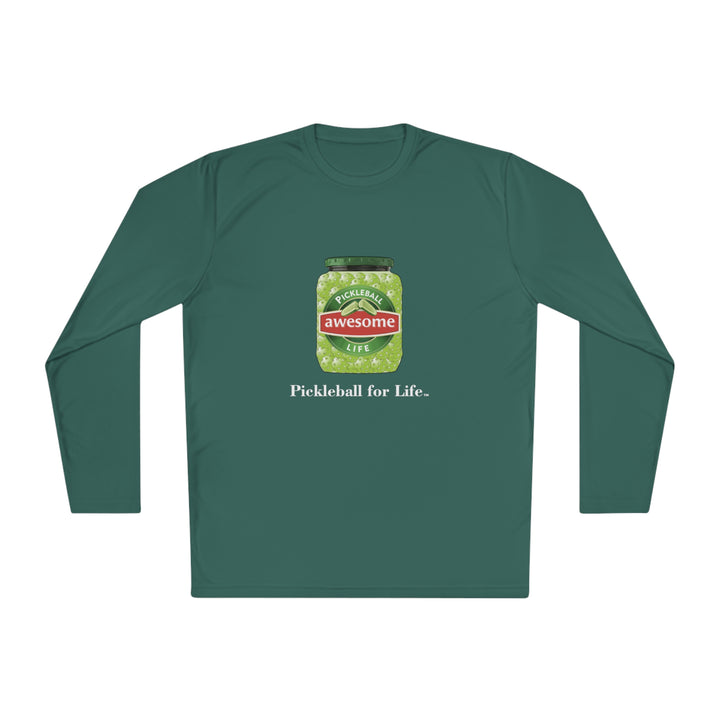 Awesome Pickles Unisex Moisture-Wicking Long Sleeve Tee - Great Pickleball Stuff