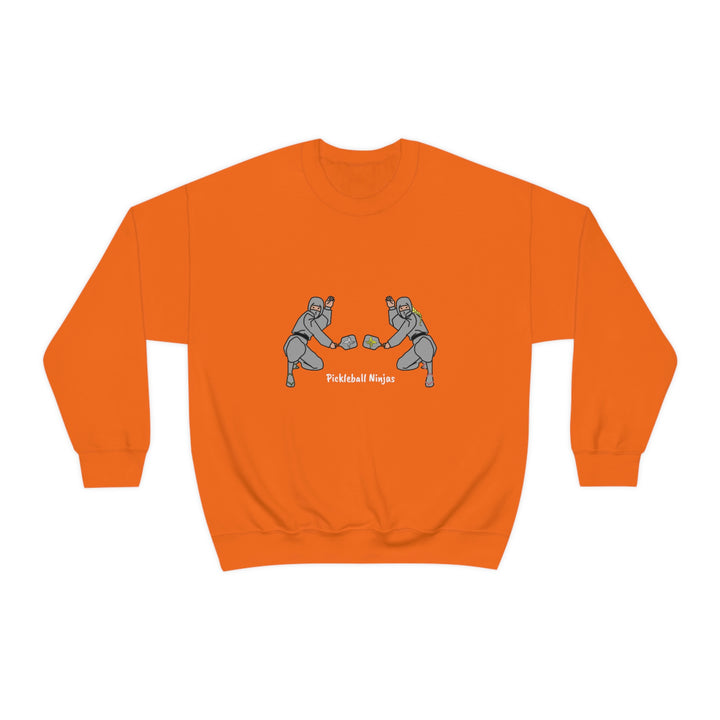 Pickleball Ninjas-Mixed Doubles Unisex Crewneck Sweatshirt - Great Pickleball Stuff