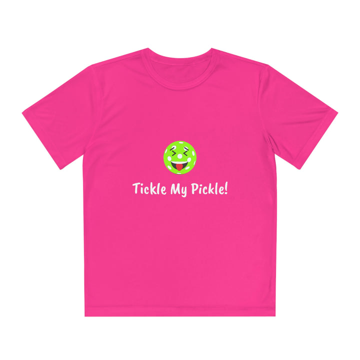 Tickle My Pickle Youth Moisture-Wicking T-Shirt - Great Pickleball Stuff