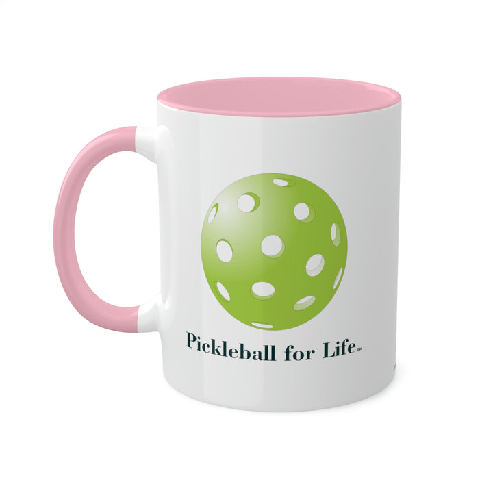 Pickleball for Life-Green Coffee Mug-Great Pickleball Stuff