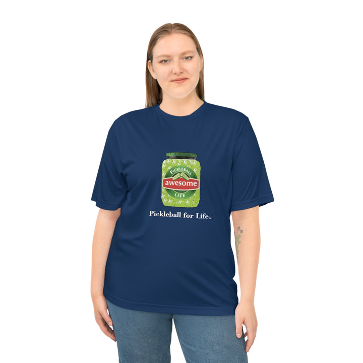 Awesome Pickles Unisex Moisture-Wicking T-Shirt - Great Pickleball Stuff